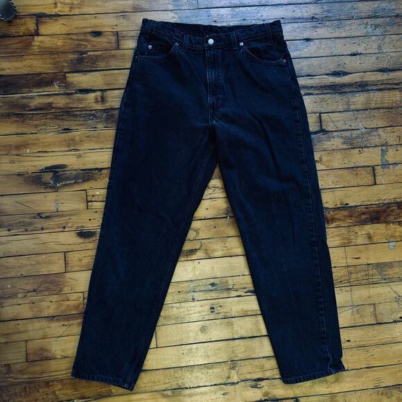Vintage 90's LEVI'S 550 Relaxed Fit Black Jeans - Picture 1 of 8